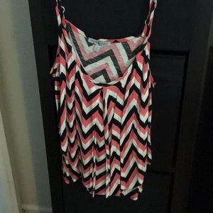 Chiffon designed top.